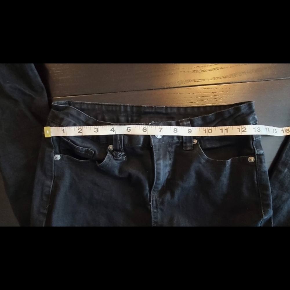 Killstar Black Distressed Mesh Skinny Jeans, Small - Picture 5 of 9